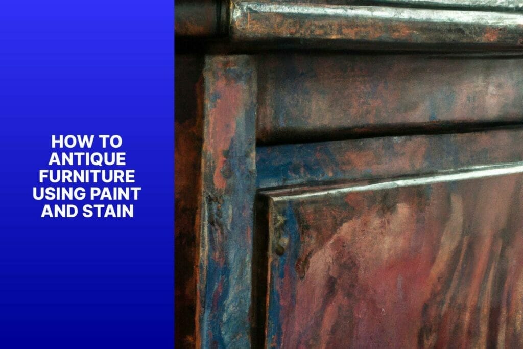 Transform your furniture with antique paint and stain techniques.